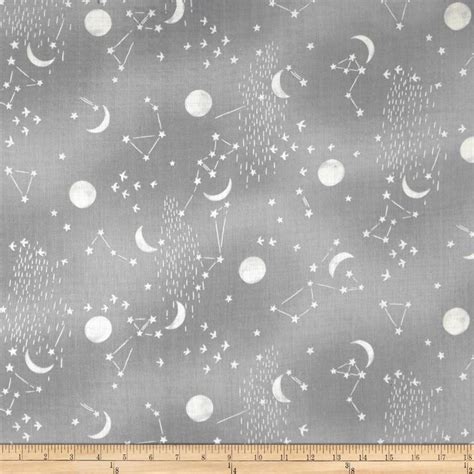 japanese fabric kokka night sky grey metallic gold|Collections .